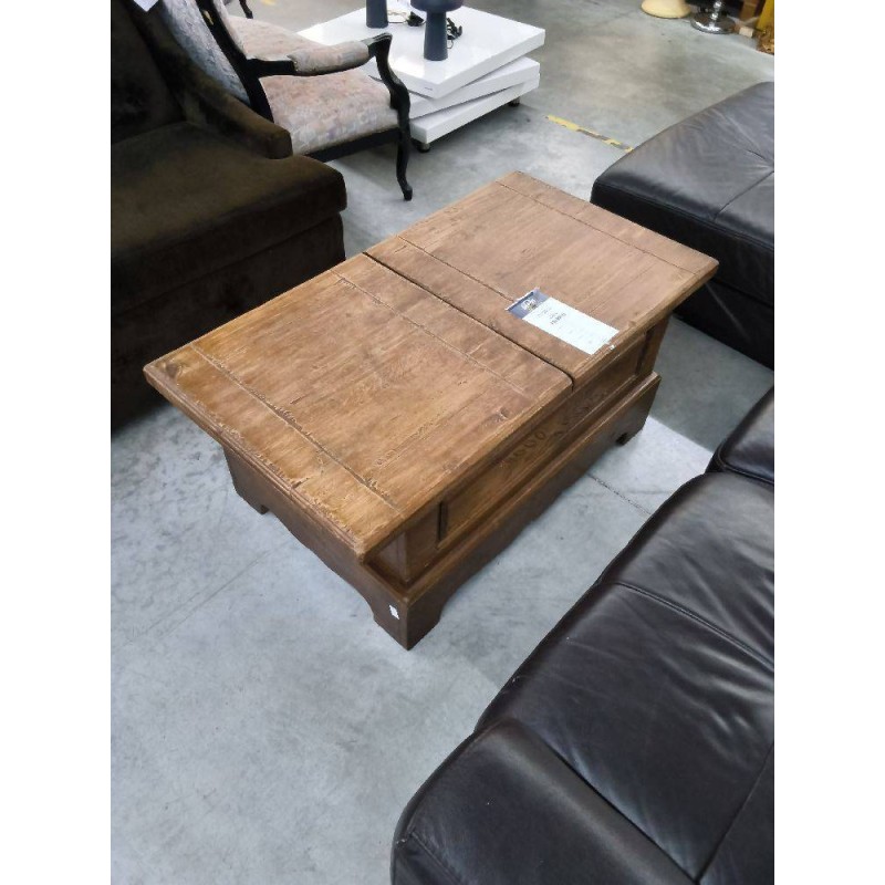 TABLE BASSE CHENE STYLE CAMPAGNARD