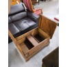 TABLE BASSE CHENE STYLE CAMPAGNARD
