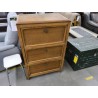 MEUBLE DE RANGEMENT 3P BATTANTE PIN/CHENE