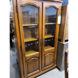 VITRINE CHENE 2P