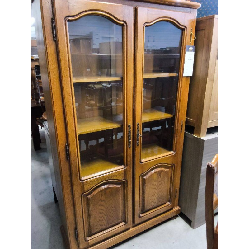 VITRINE CHENE 2P