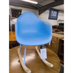 FAUTEUIL A BASCULE COQUE BLEU