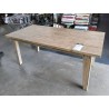 TABLE BOIS EXO CERUSE 1 ALLONGE