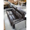 CANAPE ELECTRIQUE CUIR NOIR 2P