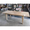 TABLE BOIS EXO CERUSE 1 ALLONGE
