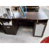 BUREAU MELAMINE WENGE 2P1T