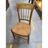 LOT 5 CHAISES MERISIER ET ASSISE PAILLEE
