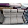 CANAPE 3P STRESSLESS ELECTRIQUE MICROFIBRE MARRON 