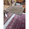 TABLE DE JEU METAL PLATEAU VELOURS VERT INSPIRATION CHRISTIAN DIOR