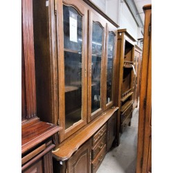 BUFFET 2 CORPS CHENE 3P VITREES STYLE LXV