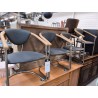 4 FAUTEUILS PIED LUGE EFFEZETA