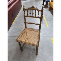 CHAISE BOIS ASSISE CANNAGE