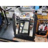 MIROIR STYLE ART DECO RELOOKE NOIR