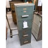 CLASSEUR METALLIQUE GRIS 4T + CLE