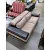 CANAPE CUIR MARRON 2P CROZATIER