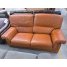 CANAPE CUIR MARRON 2P