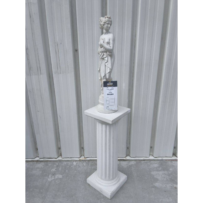 STATUETTE FEMME SUR COLONNE