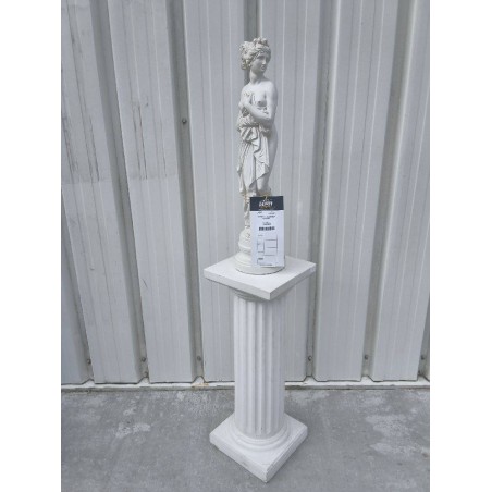 STATUETTE FEMME SUR COLONNE