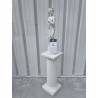 STATUETTE FEMME SUR COLONNE