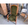 FAUTEUIL VOLTAIRE TISSUS VERT