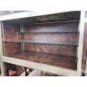 BIBLIOTHEQUE VITREE VINTAGE DOREE 4P1N