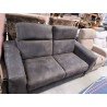 CANAPE 2P MICROFIBRE BRUN H&AMP;H