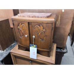 CHEVET 2 PORTES DESSUS MARBRE