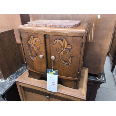 CHEVET 2 PORTES DESSUS MARBRE