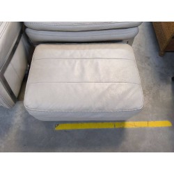 FAUTEUIL RELAX + REPOSE PIED GRIS CLAIR