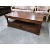 TABLE BASSE RECTANGLE PIN MASSIF 2T