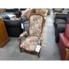 FAUTEUIL VOLTAIRE TISSUS FLEURI