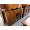 BUFFET STYLE ART DECO CHENE 3P VITRÉ