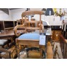 FAUTEUIL MERISIER STYLE LP ASSISE BLEUE