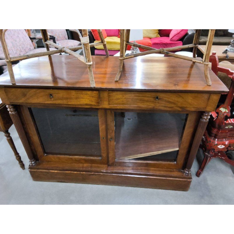 BUFFET BAS ACAJOU 2T 2P