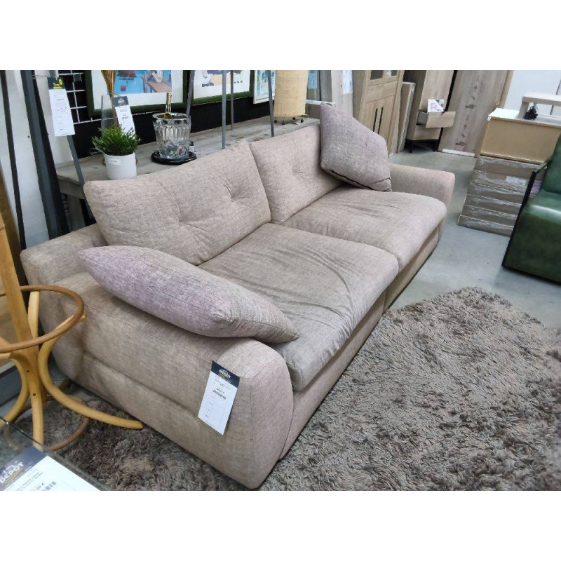 CANAPE 3 PLACES TISSUS BEIGE