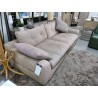 CANAPE 3 PLACES TISSUS BEIGE