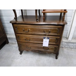 COMMODE 3T STYLE LXV CHENE FONCE