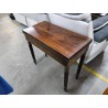 TABLE DE JEU ACAJOU FEUTRE VERT