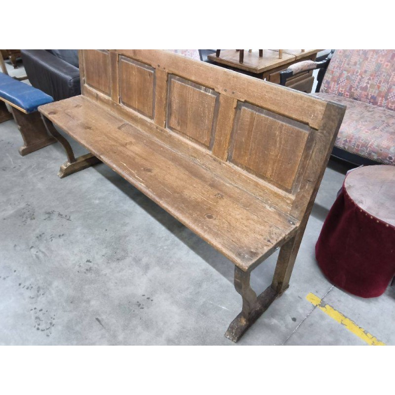 BANC DE FERME CHENE MASSIF