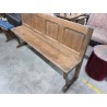 BANC DE FERME CHENE MASSIF
