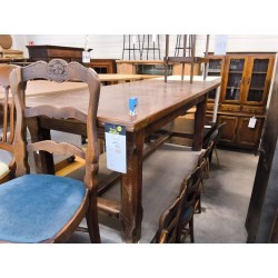 TABLE DE FERME CHENE 200X90