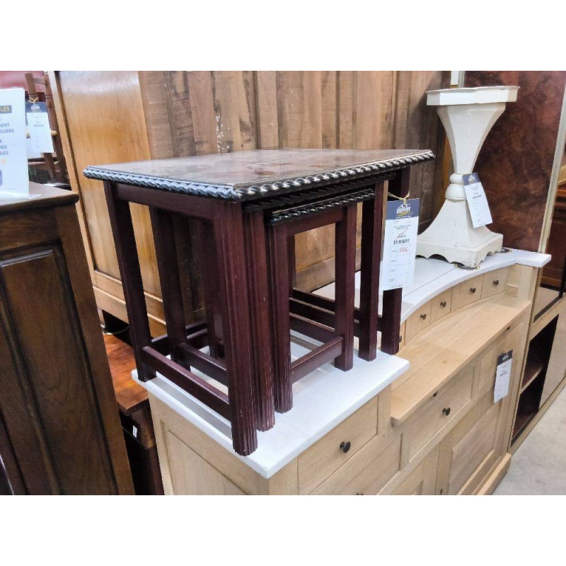 TABLE GIGOGNE ACAJOU STYLE ANGLAIS 