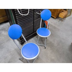 CHAISE PLIANTE BLEU