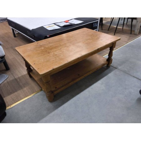 TABLE BASSE EN PIN MASSIF