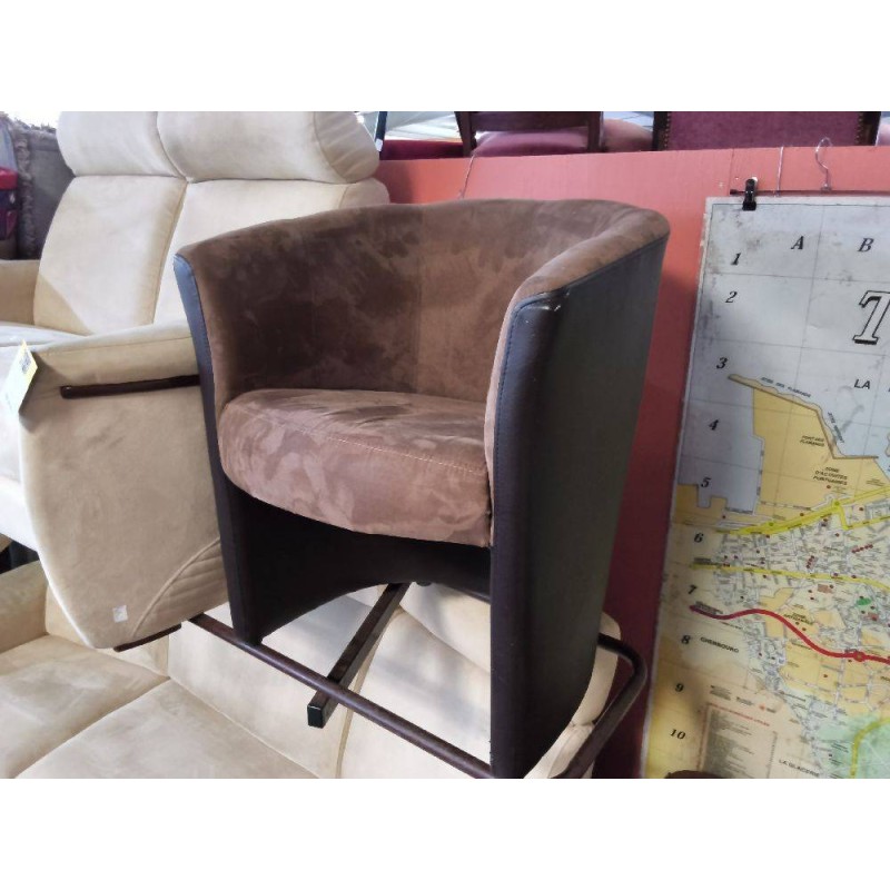 FAUTEUIL CLUB MARRON
