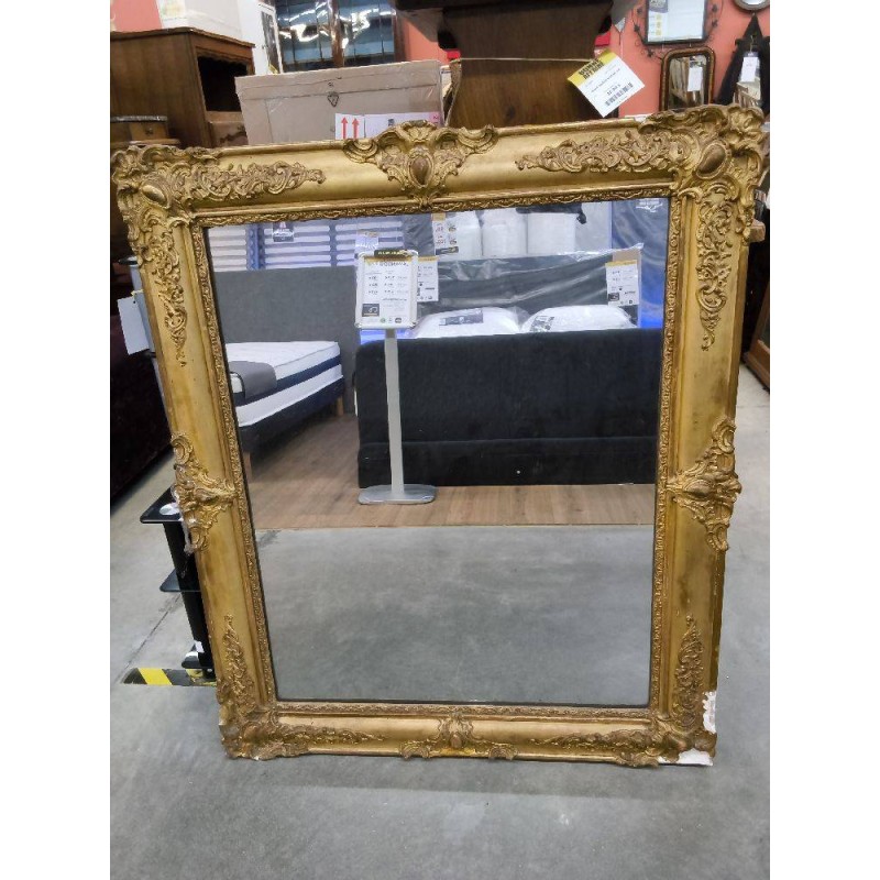 MIROIR ANCIEN GRAND MODEL DORE
