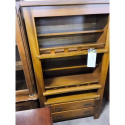 BIBLIOTHEQUE RUSTIQUE CHENE 2T