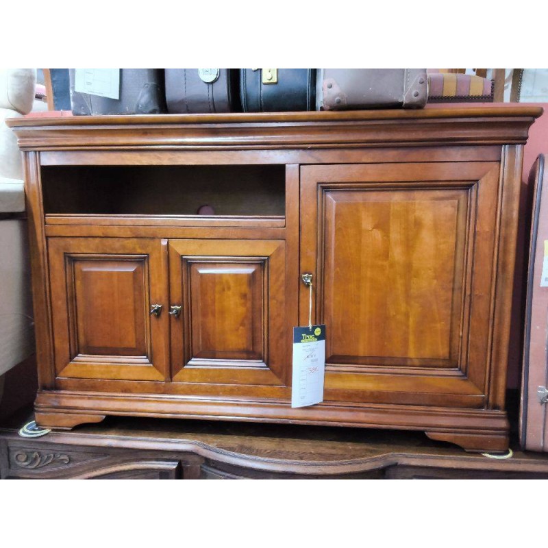 MEUBLE TV MERISIER STYLE LOUIS PHILIPPE