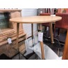 TABLE RONDE PLACAGE CHENE
