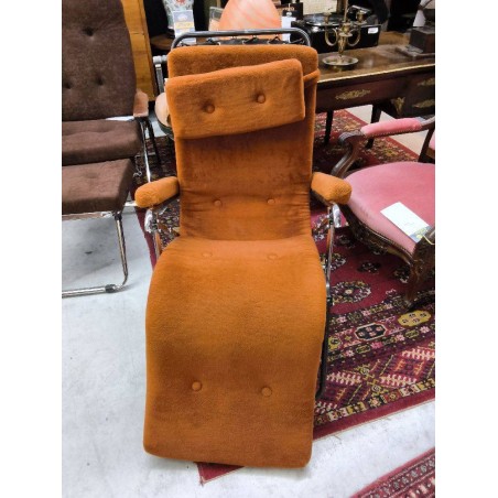 FAUTEUIL PLIANT MARRON VINTAGE PIERSON